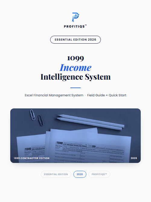 1099 Income Intelligence System — Essential cover