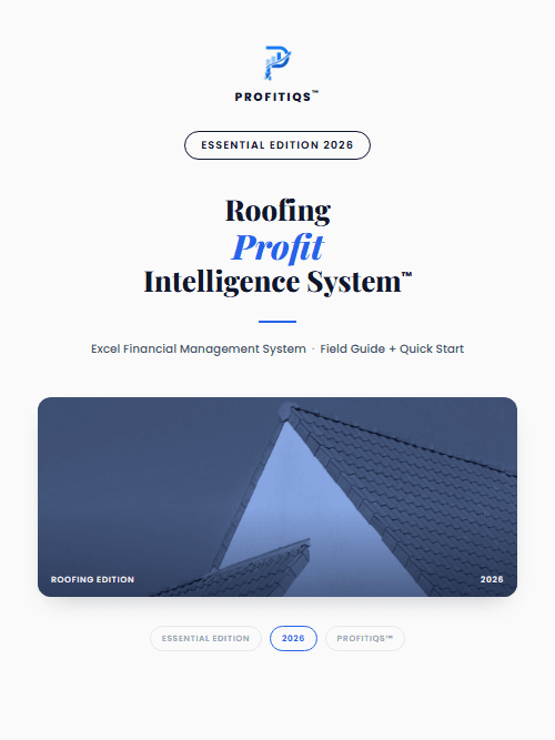 Roofing Profit Intelligence System — Essential cover