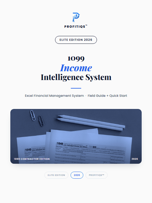 1099 Income Intelligence System — Elite cover
