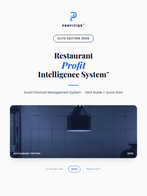 Restaurant Profit Intelligence System — Elite cover